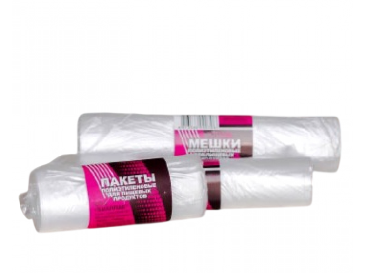 Мешки пэ ПНД 240*380 (8мкр), в рулоне 100 шт.; в упаковке 20 рулонов(2000 шт)